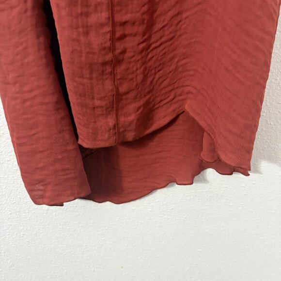 Free People Gigi Slip Dress with Bralette Rosewood Size Medium Midi Flowy - Picture 4 of 10